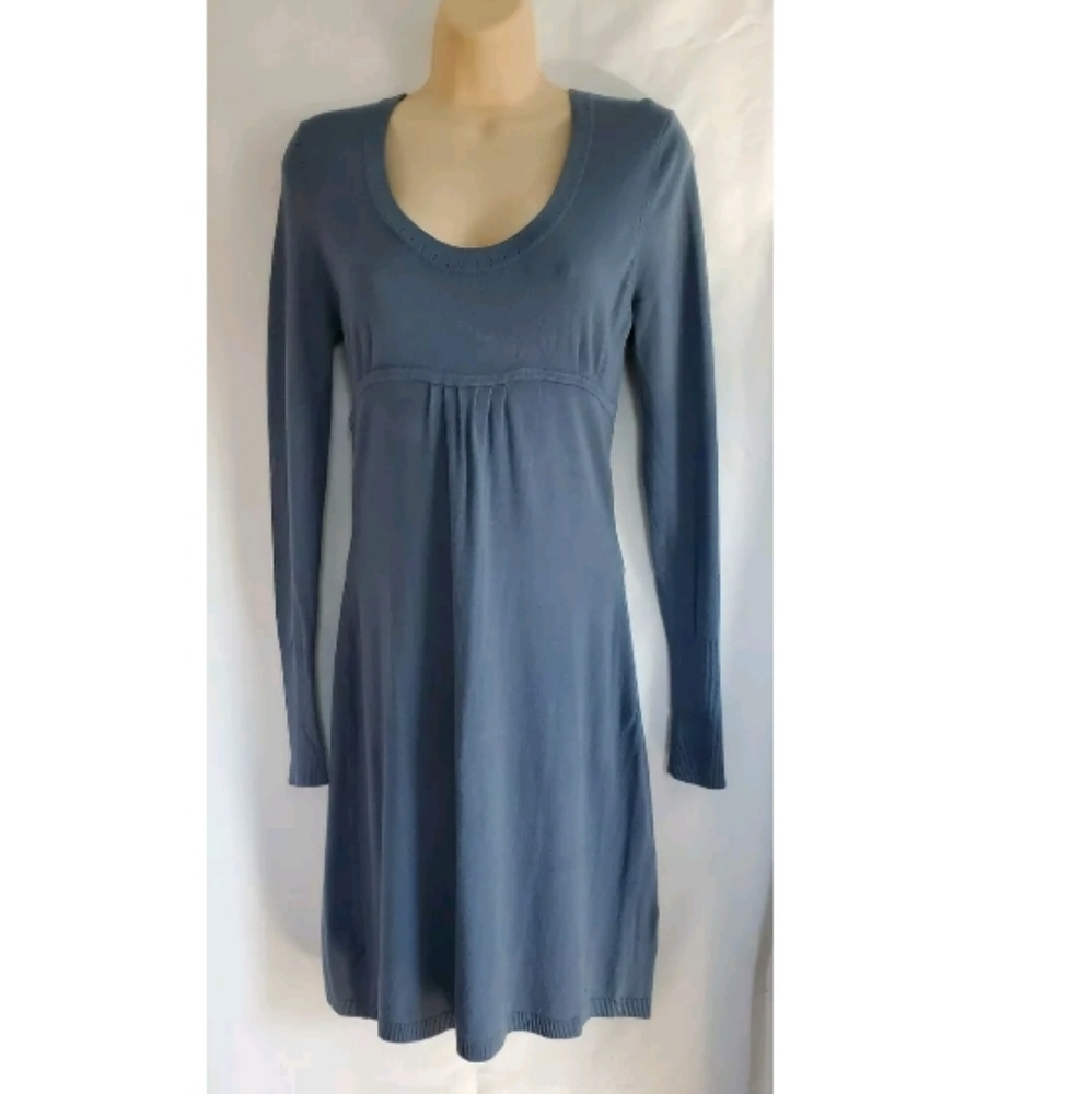 NWT Womens BCBGMAXAZRIA Stellar Long Sleeve Lightweight Slip On Dress Size Small